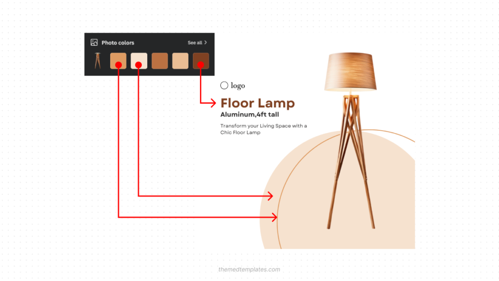 Applied photo colors